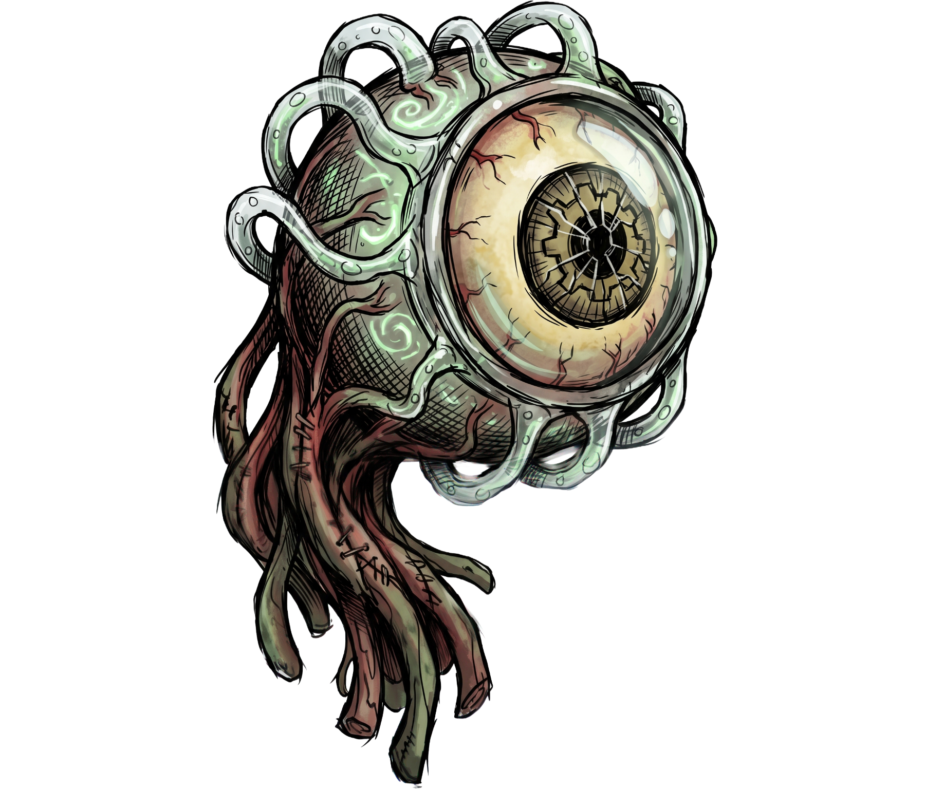 Preserved cybernetic eye